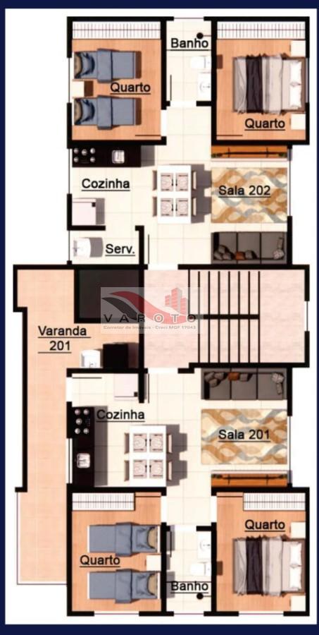Apartamento, 2 quartos, 33 m² - Foto 4