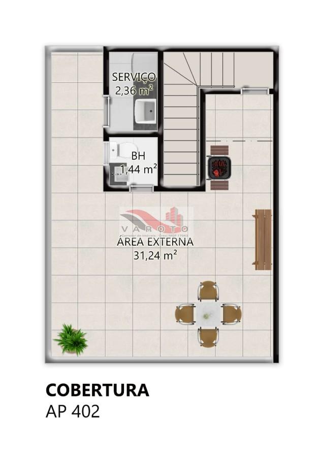 Cobertura, 3 quartos, 30 m² - Foto 13