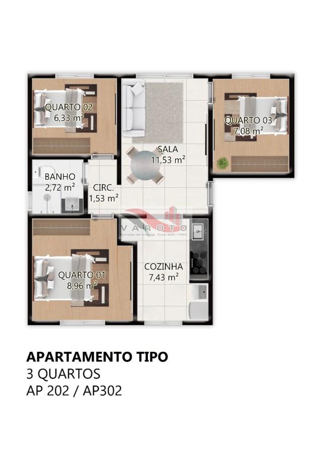 Cobertura, 3 quartos, 30 m² - Foto 12